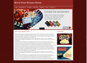 PHP and MySQL Project on Movie Ticket Booking System
