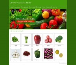 PHP and MySQL Mini Project on Online Vegetable Store