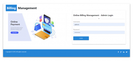 NodeJS, AngularJS and MySQL Project on Online Billing System