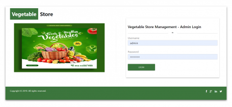 NodeJS, AngularJS and MySQL Project on Vegetable Store Management System