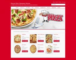 C#, ASP and MySQL Project on Online Pizza Ordering System