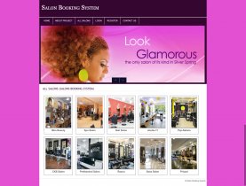 PHP and MySQL Project on Salon Booking System