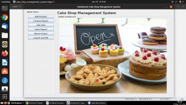 Java and MySQL Project on Cake Shop Management System